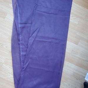 3 Purple Sheer Panel Curtains